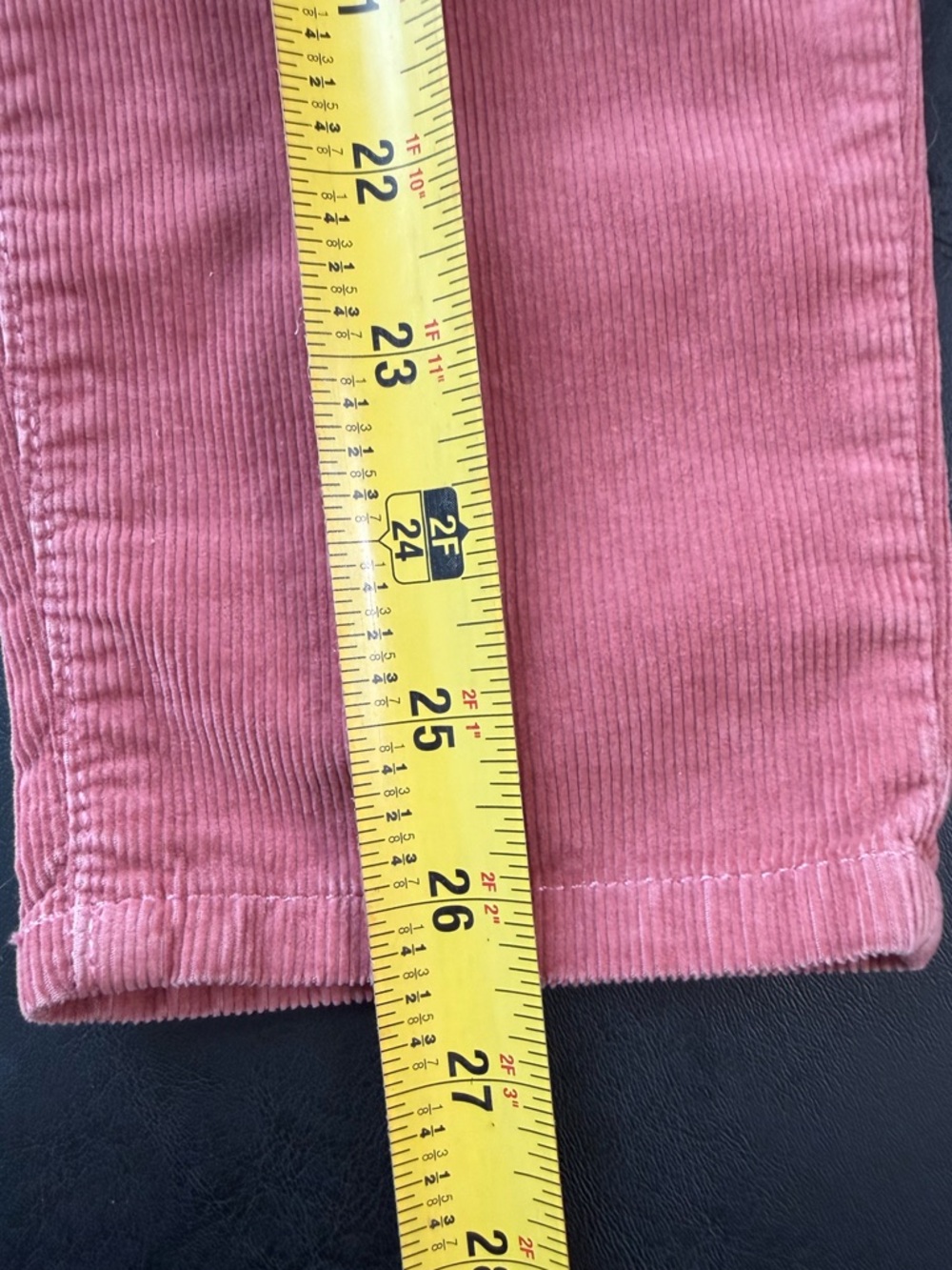 Closed Dusty Rose Corduroy Pants Size 25 NWT Made in Italy - Picture 9 of 11